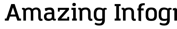 Amazing Infographic font preview